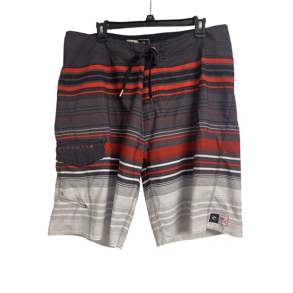 Rip Curl Strip Swim Board Shorts Size 36 - Picture 1 of 7
